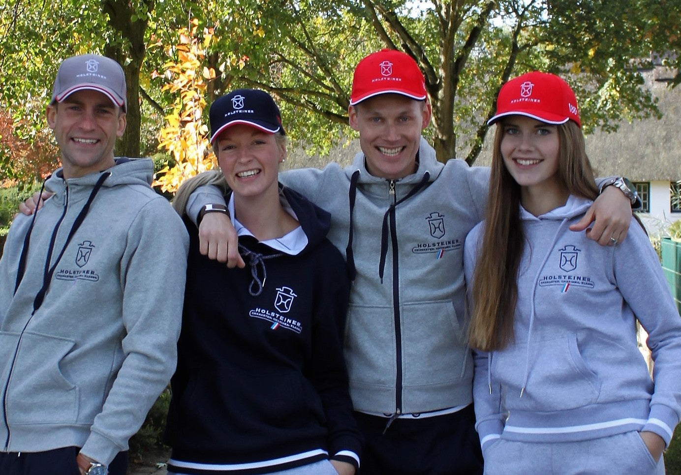 Unisex Sweatjacke "Holstein Contrast"