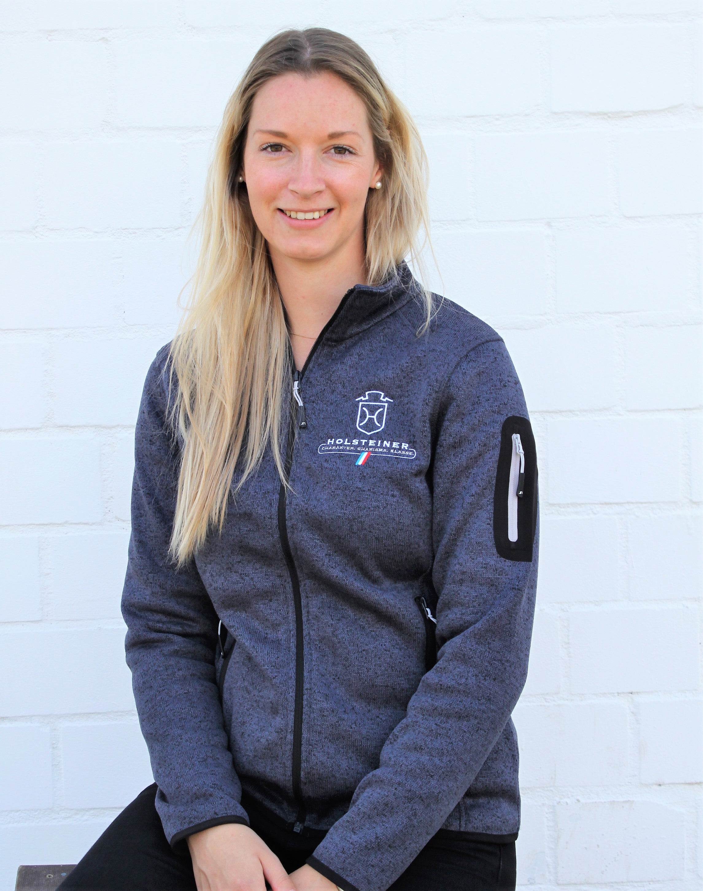 Damen Holsteiner KnitFleece Jacke