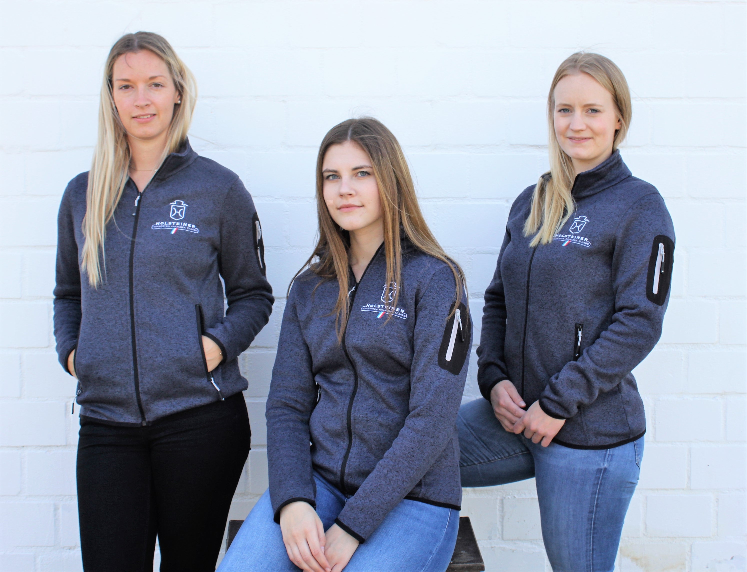 Damen Holsteiner KnitFleece Jacke