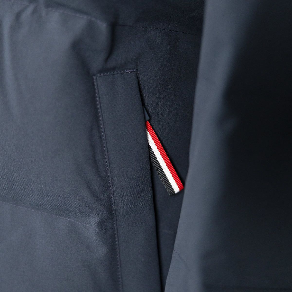 Damen Stepp-Parka "Holsteiner Equestrian", Detail Reißverschluss