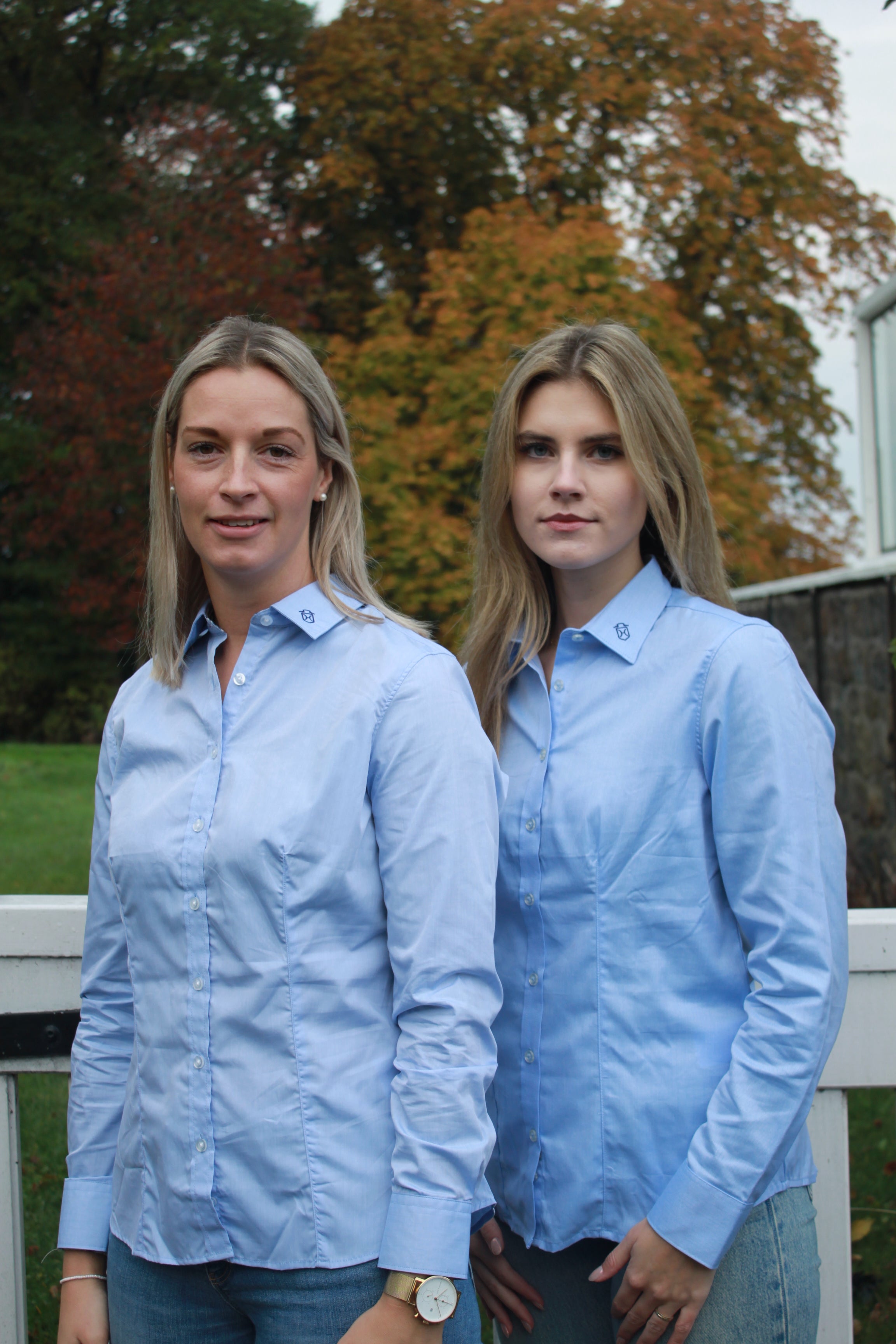 Damen Langarmbluse „Holstein Herringbone Classic“