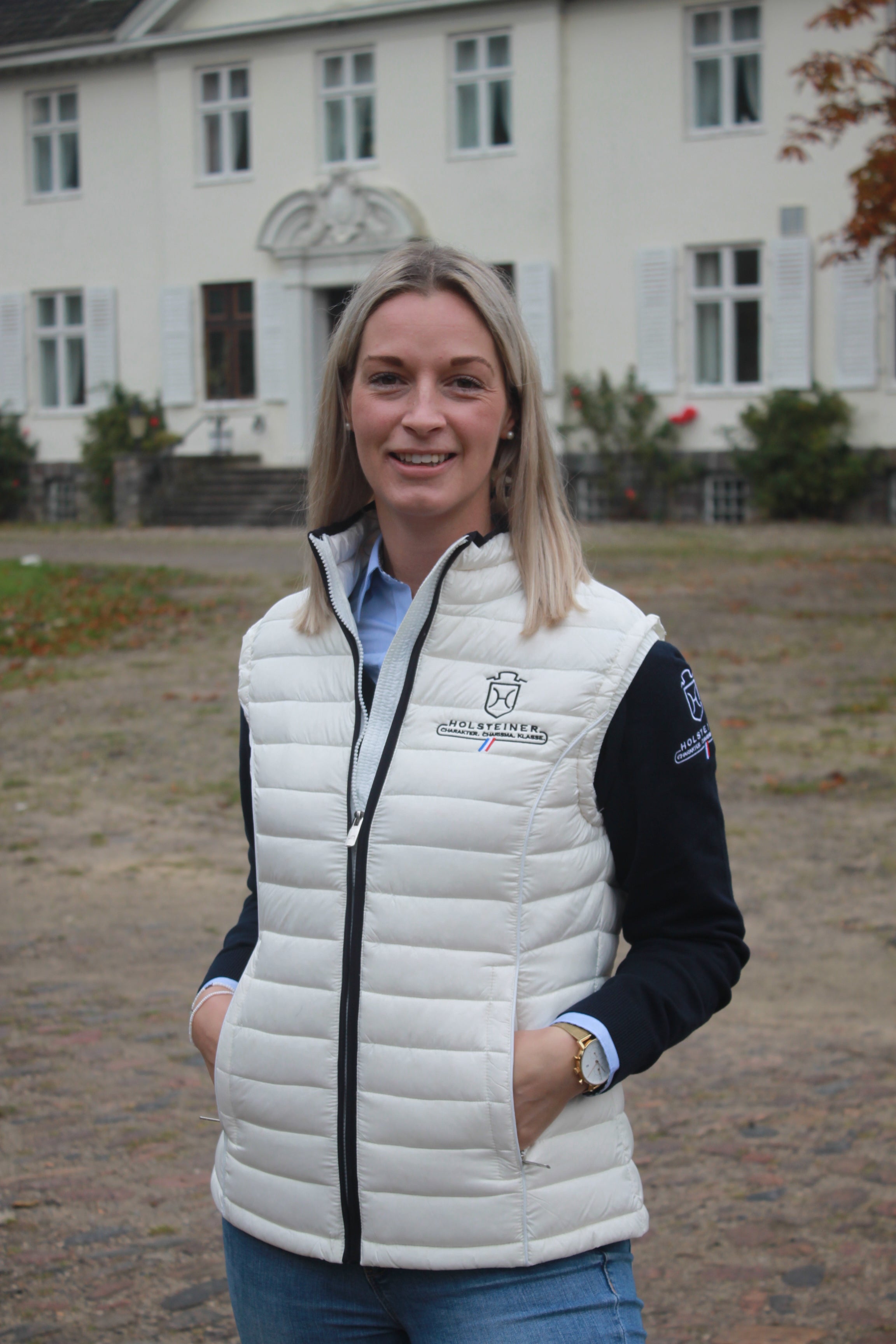 Damen Daunenweste „Holstein Color Flex“