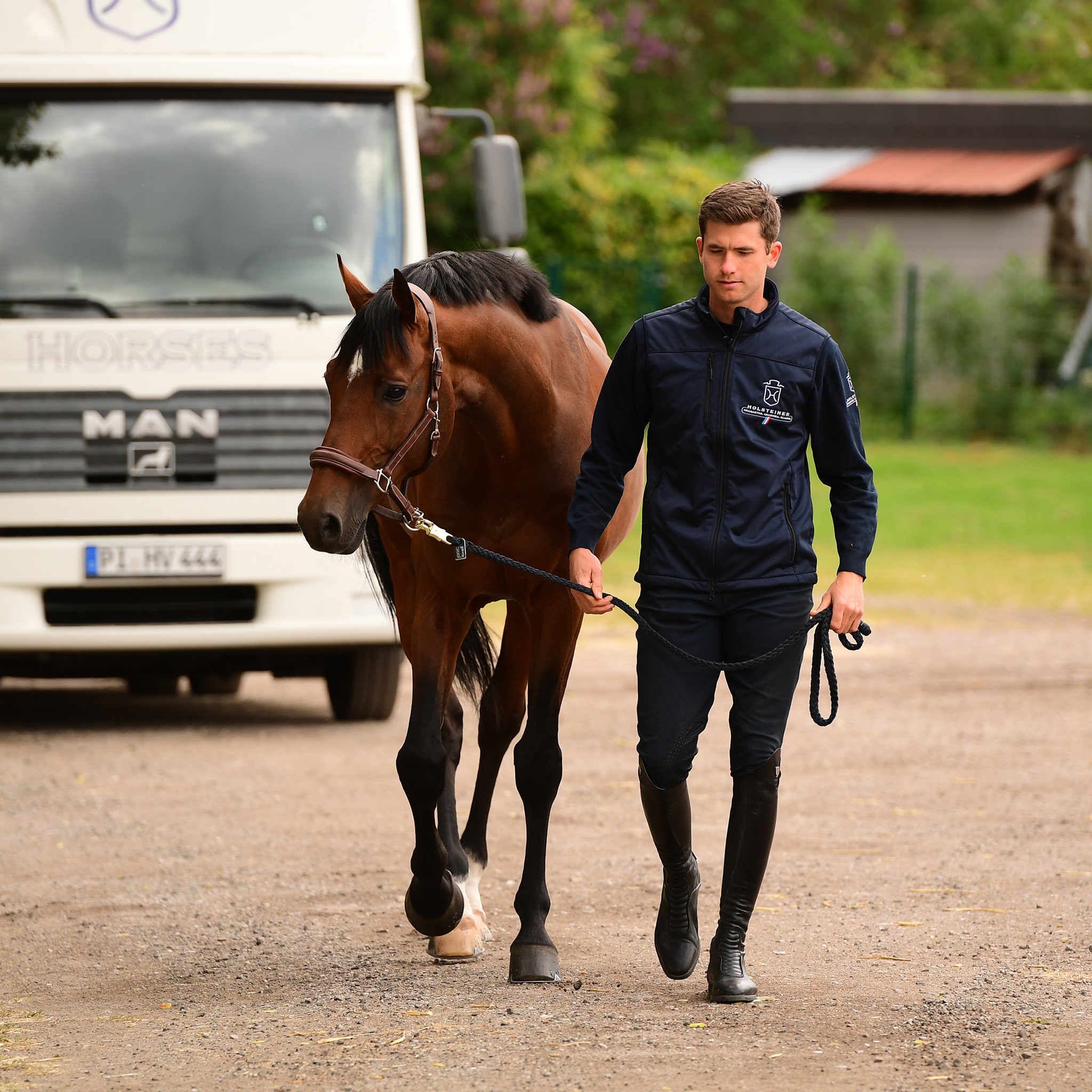 Herren Softshell Weste "Holstein Active"