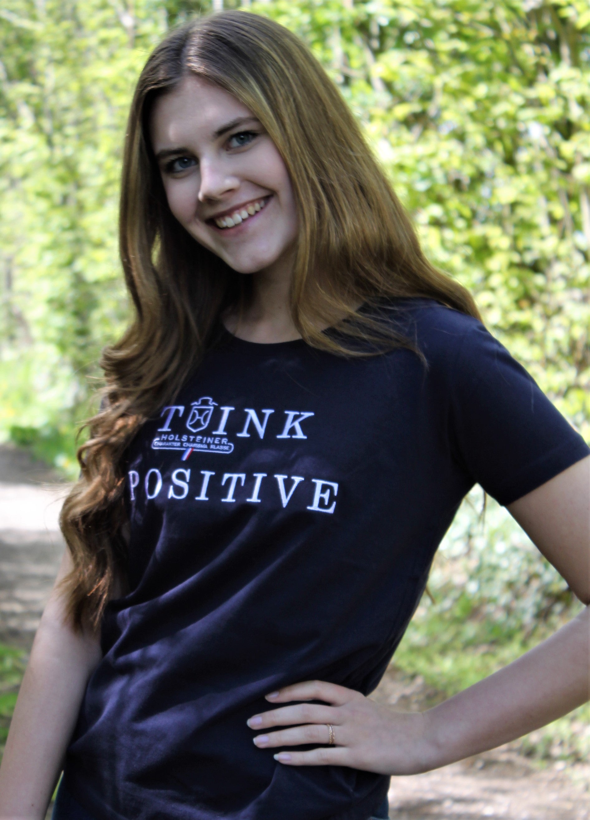 Damen Holsteiner Positive Vibes Shirt – Think Positive!