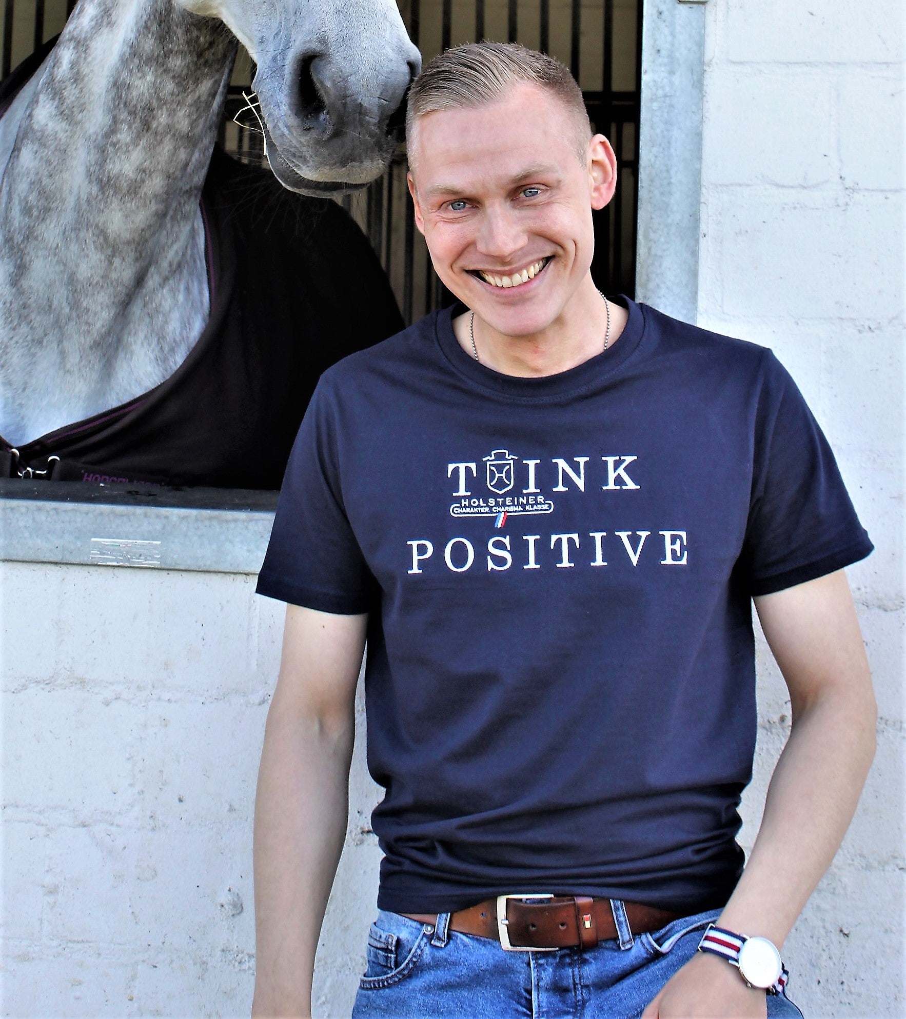 Herren Holsteiner Positive Vibes Shirt – Think Positive!