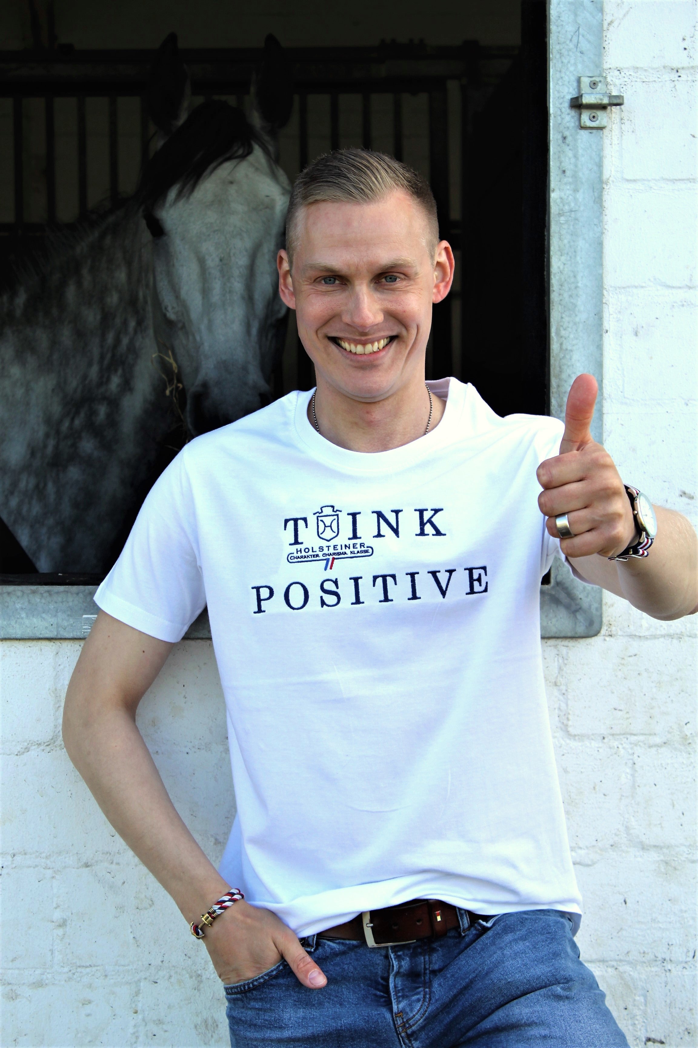Herren Holsteiner Positive Vibes Shirt – Think Positive!