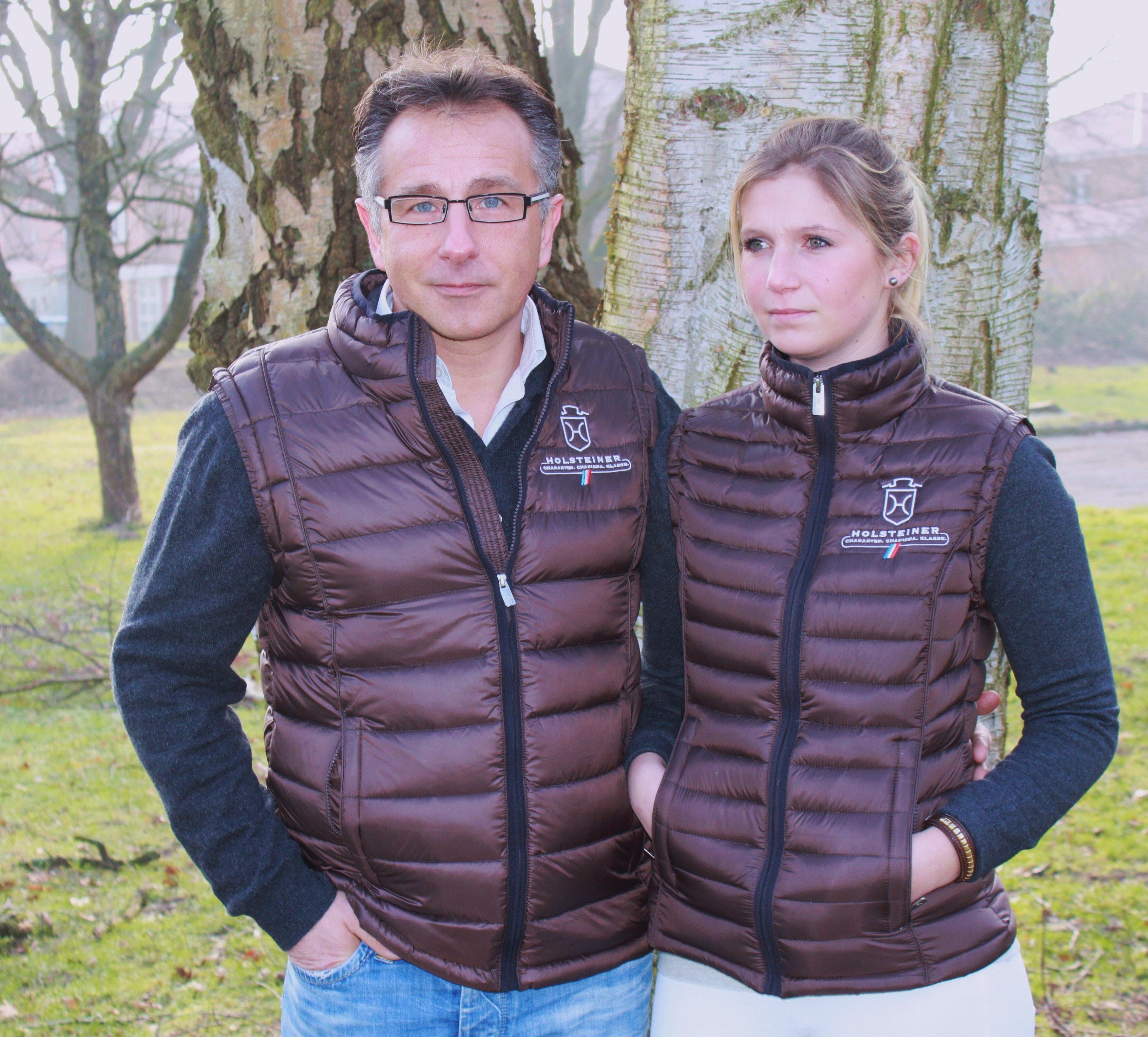 Herren Daunenweste "Holstein Color Flex"