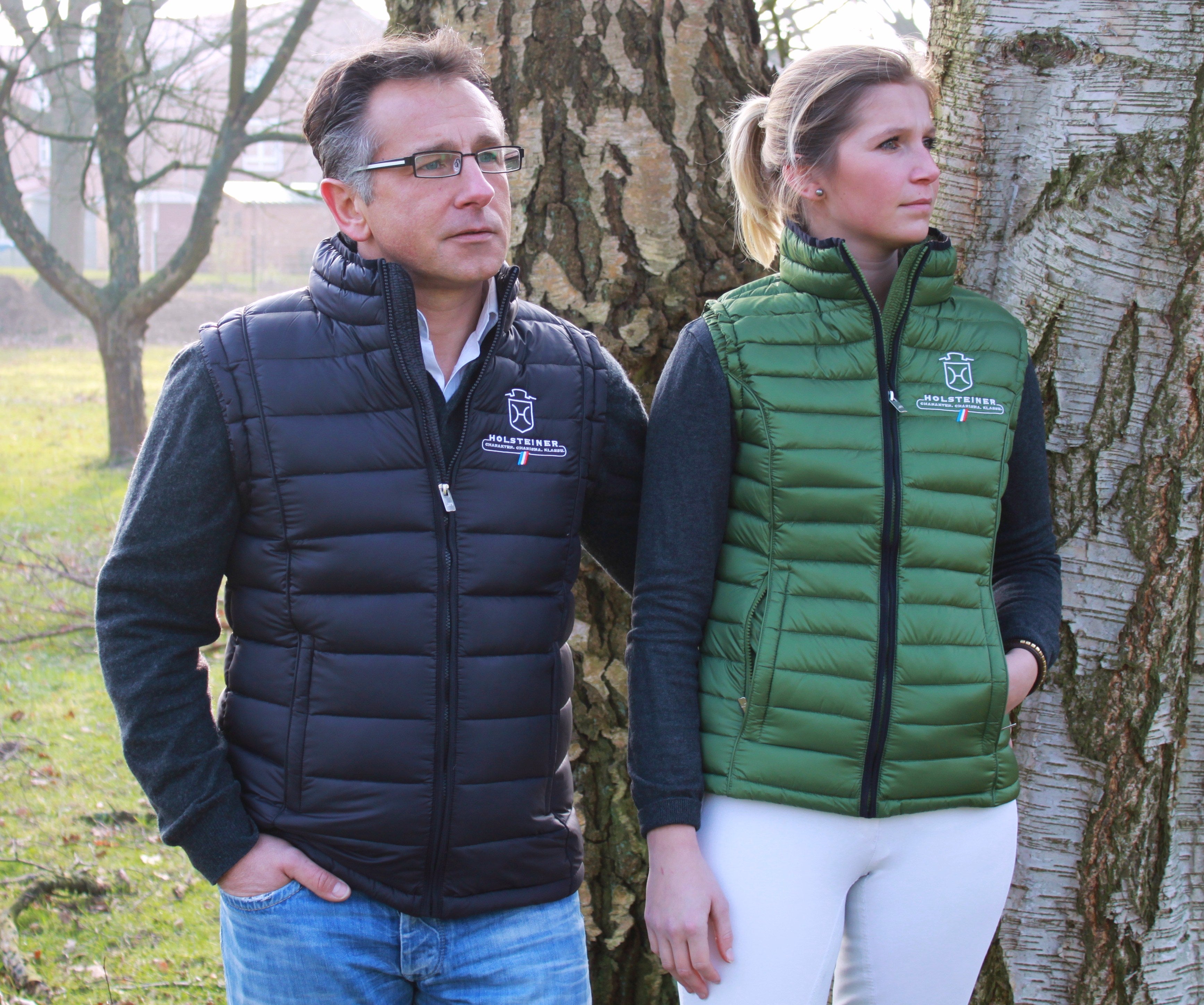 Herren Daunenweste "Holstein Color Flex"