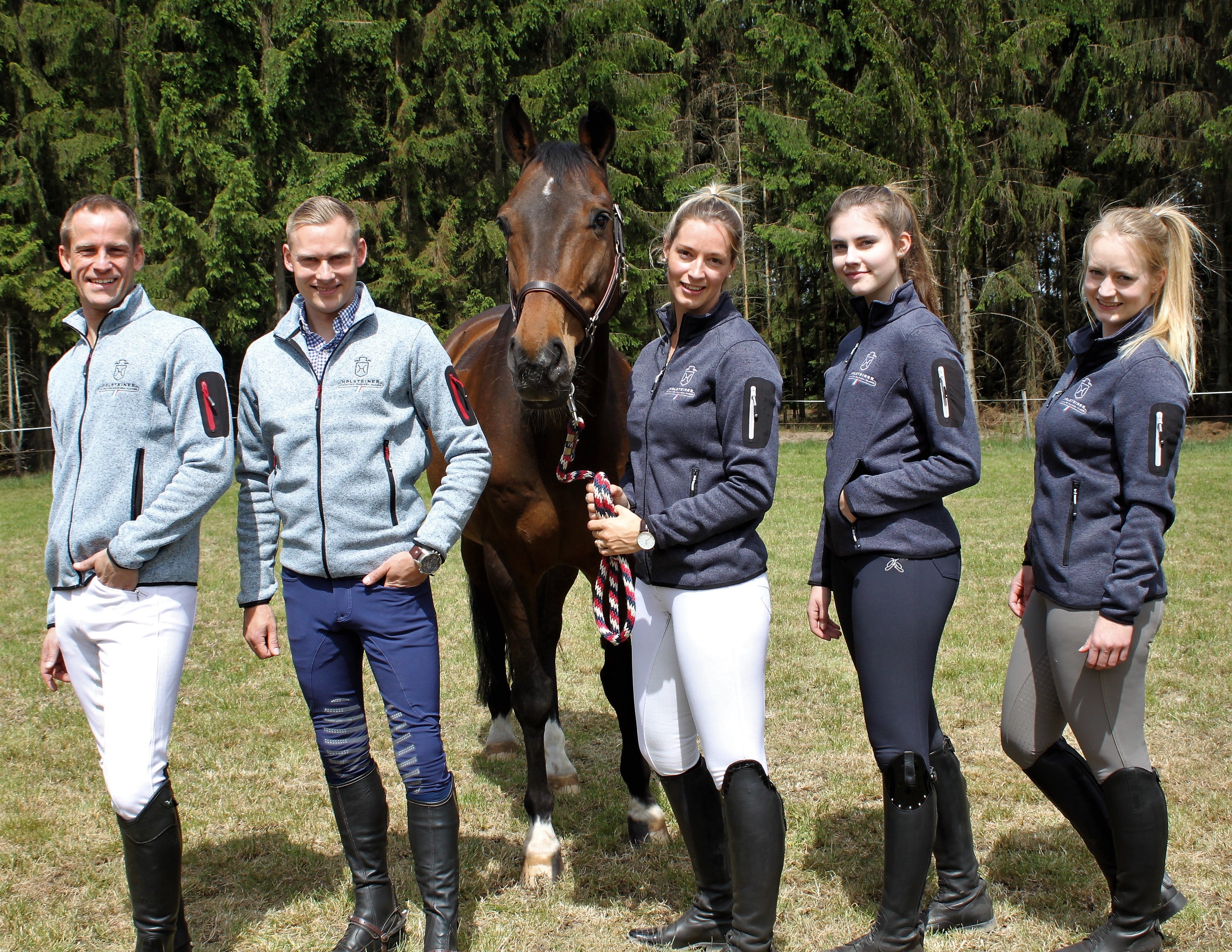 Damen Holsteiner KnitFleece Jacke