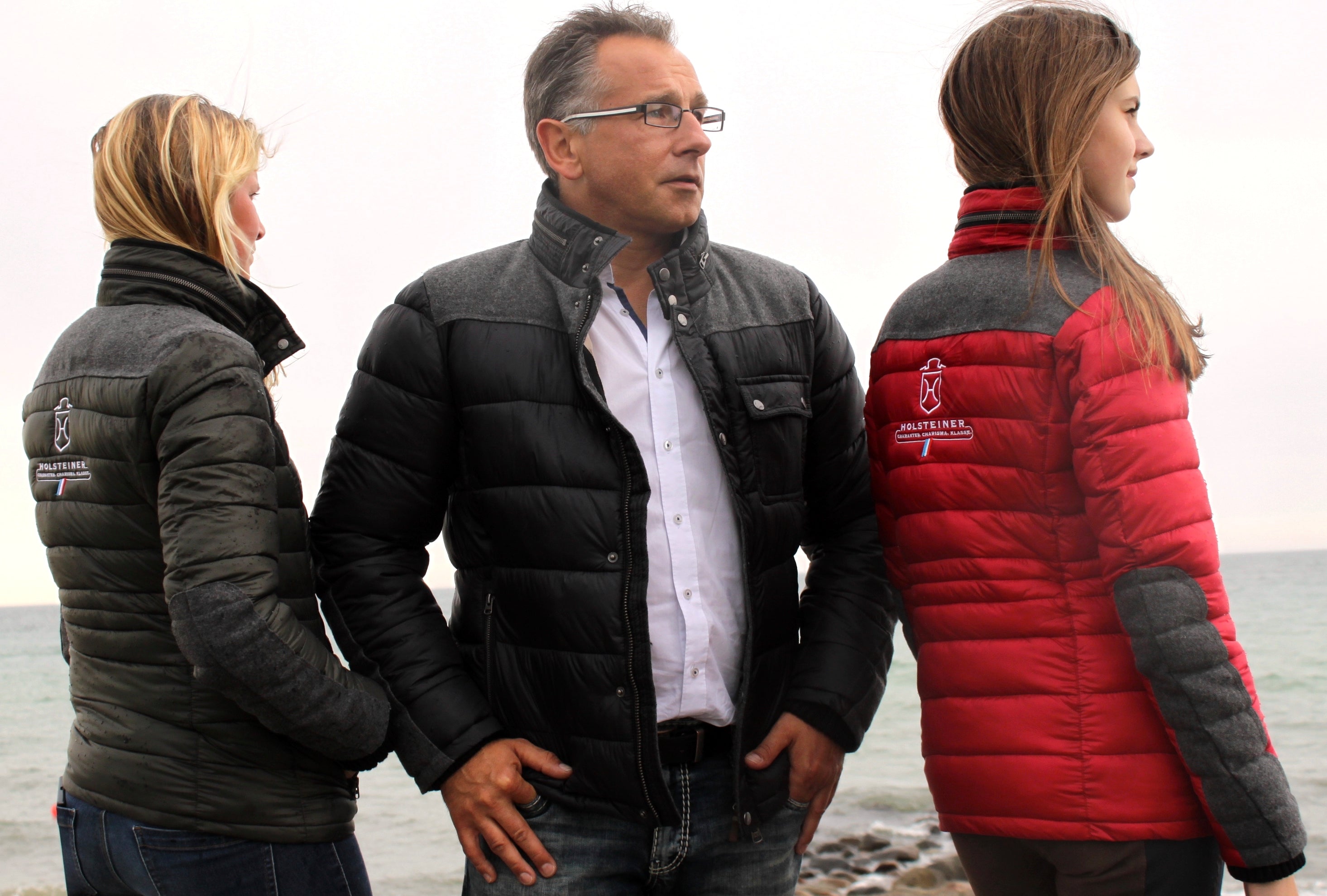 Damen Winterjacke mit Wollfilzbesatz