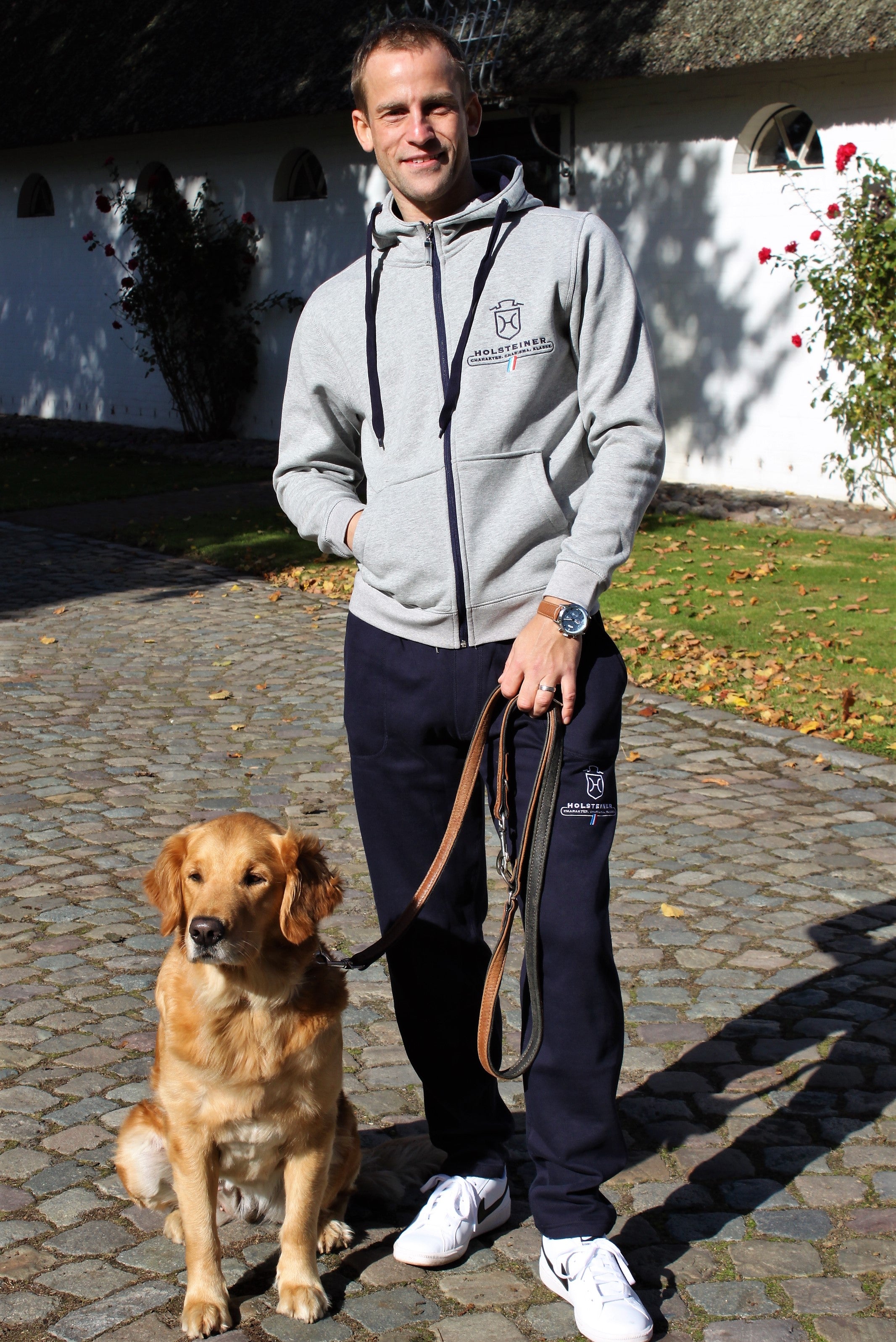 Unisex Sweatjacke "Holstein Contrast"